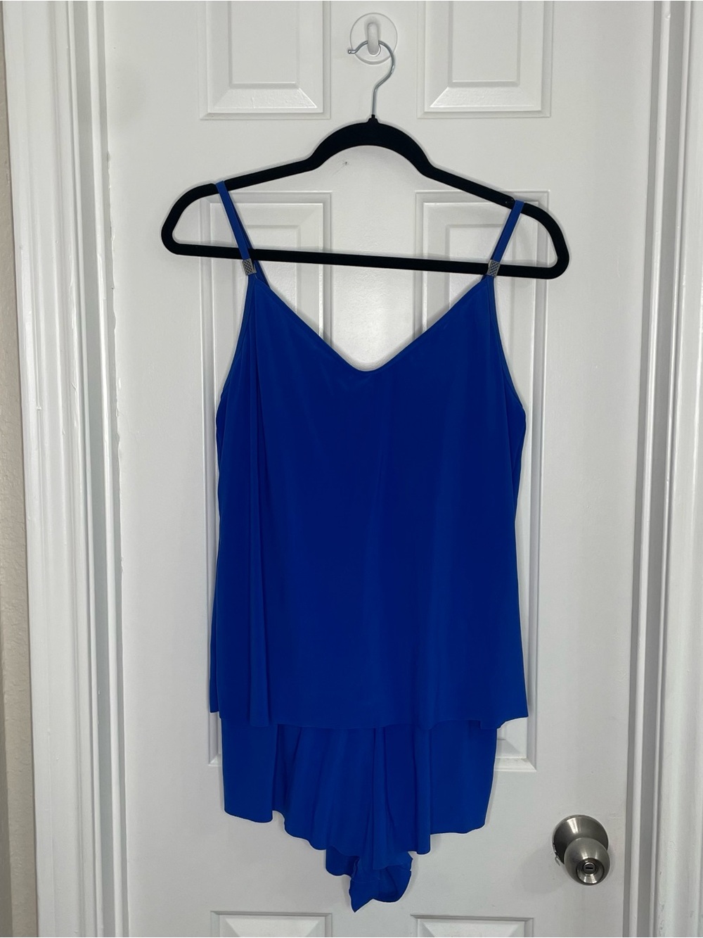 Magicsuit Royal Blue Mila Romper Bathing Suit Size 12 - Picture 2 of 12